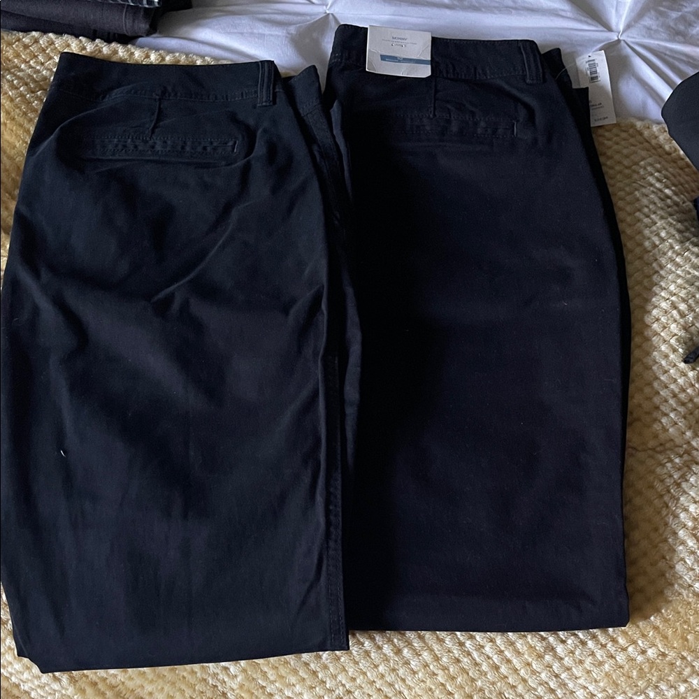 Two Pair Old Navy Black Women's Trousers